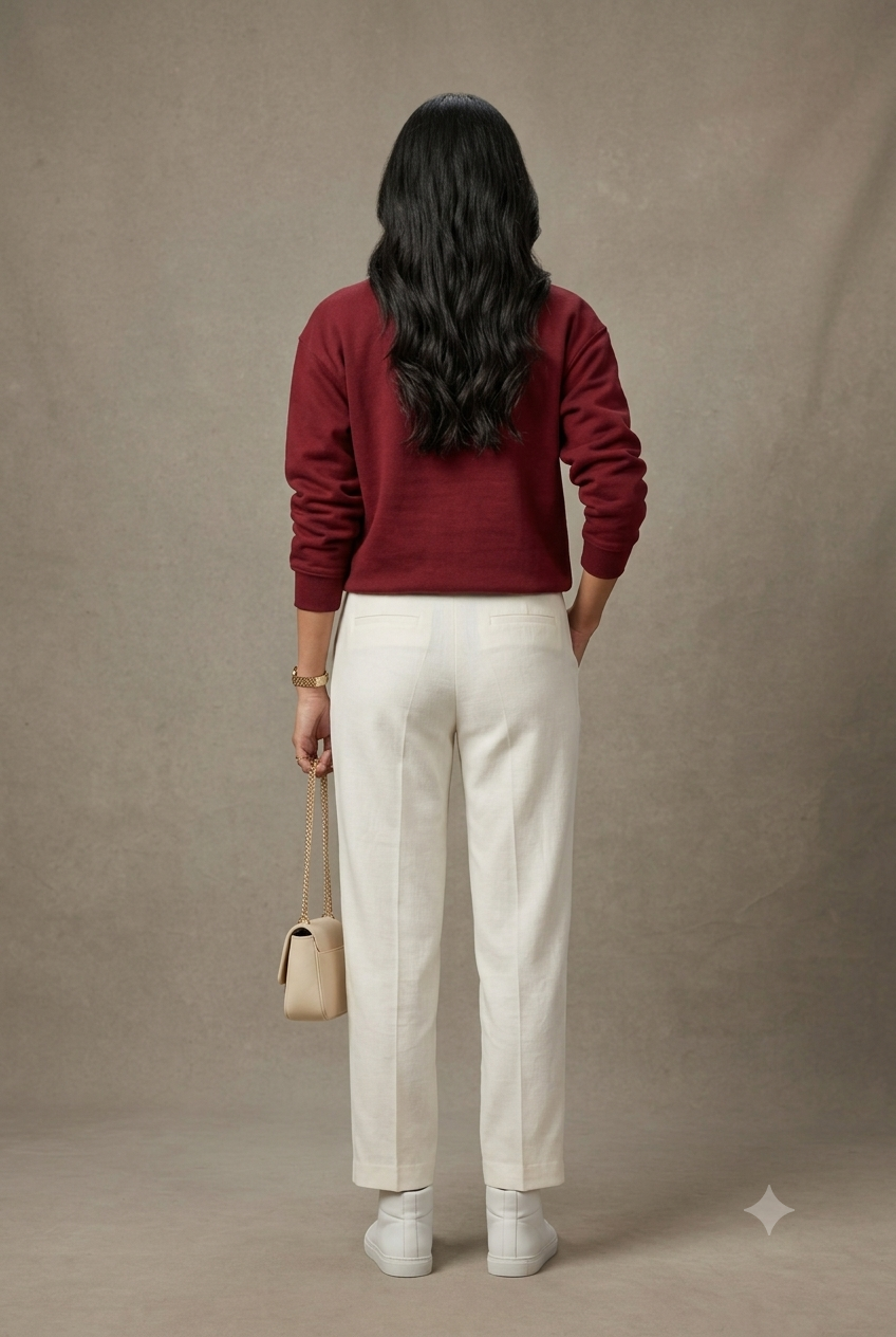 Office Wear Unisex Cotton Fleece Sweatshirt