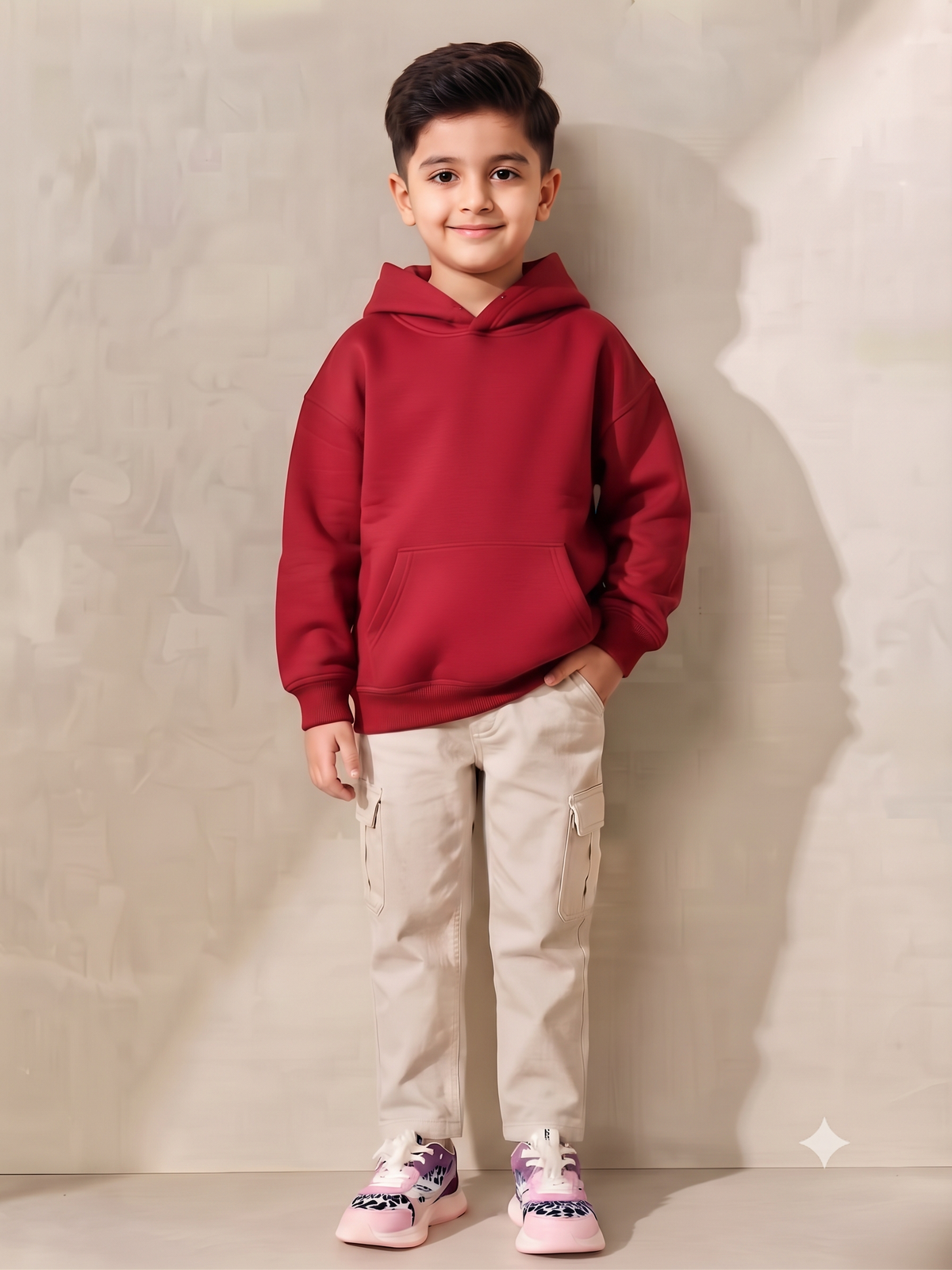 Kids Unisex Cotton Fleece Hoodies