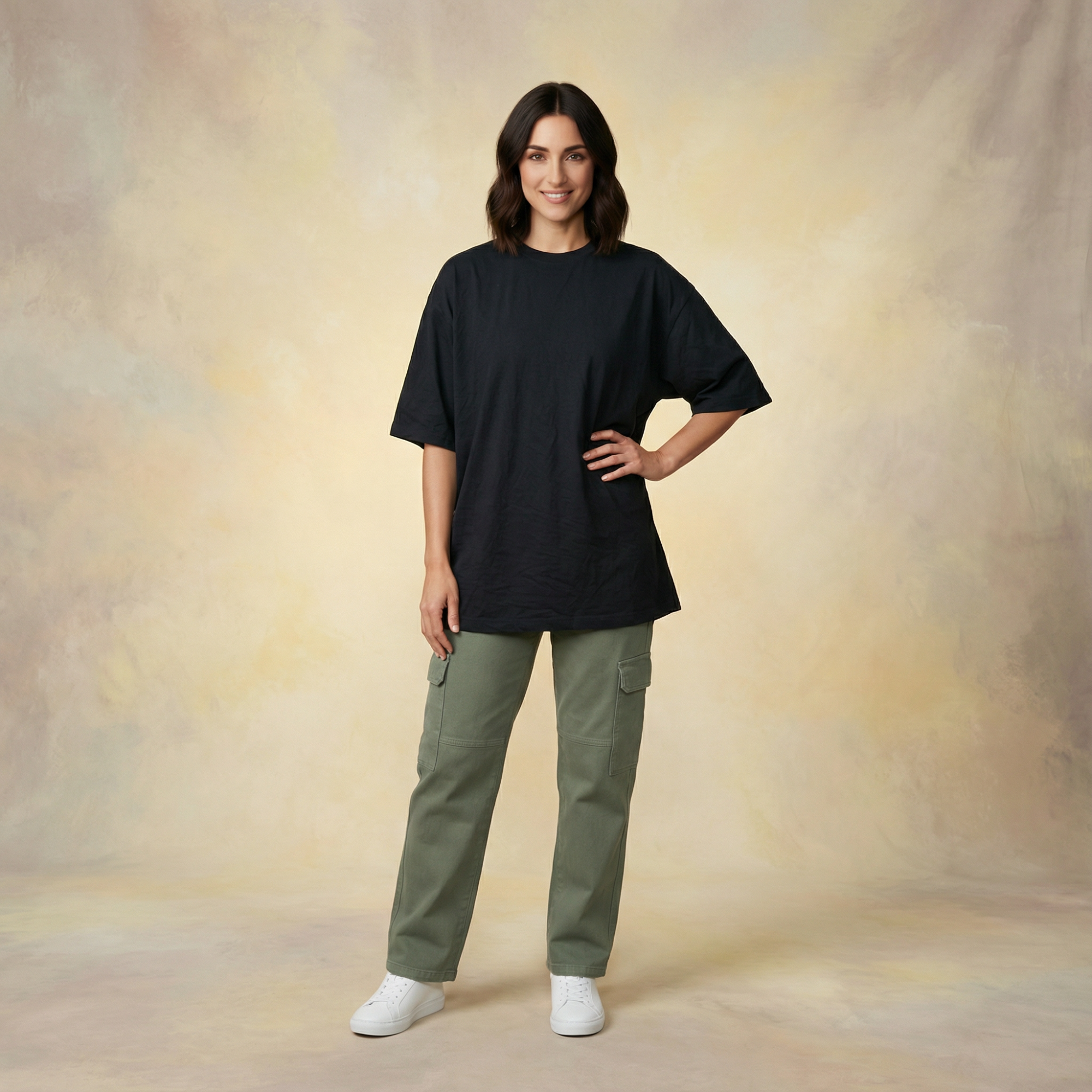 Bamboo Cotton Unisex Trendy Oversized T-Shirt
