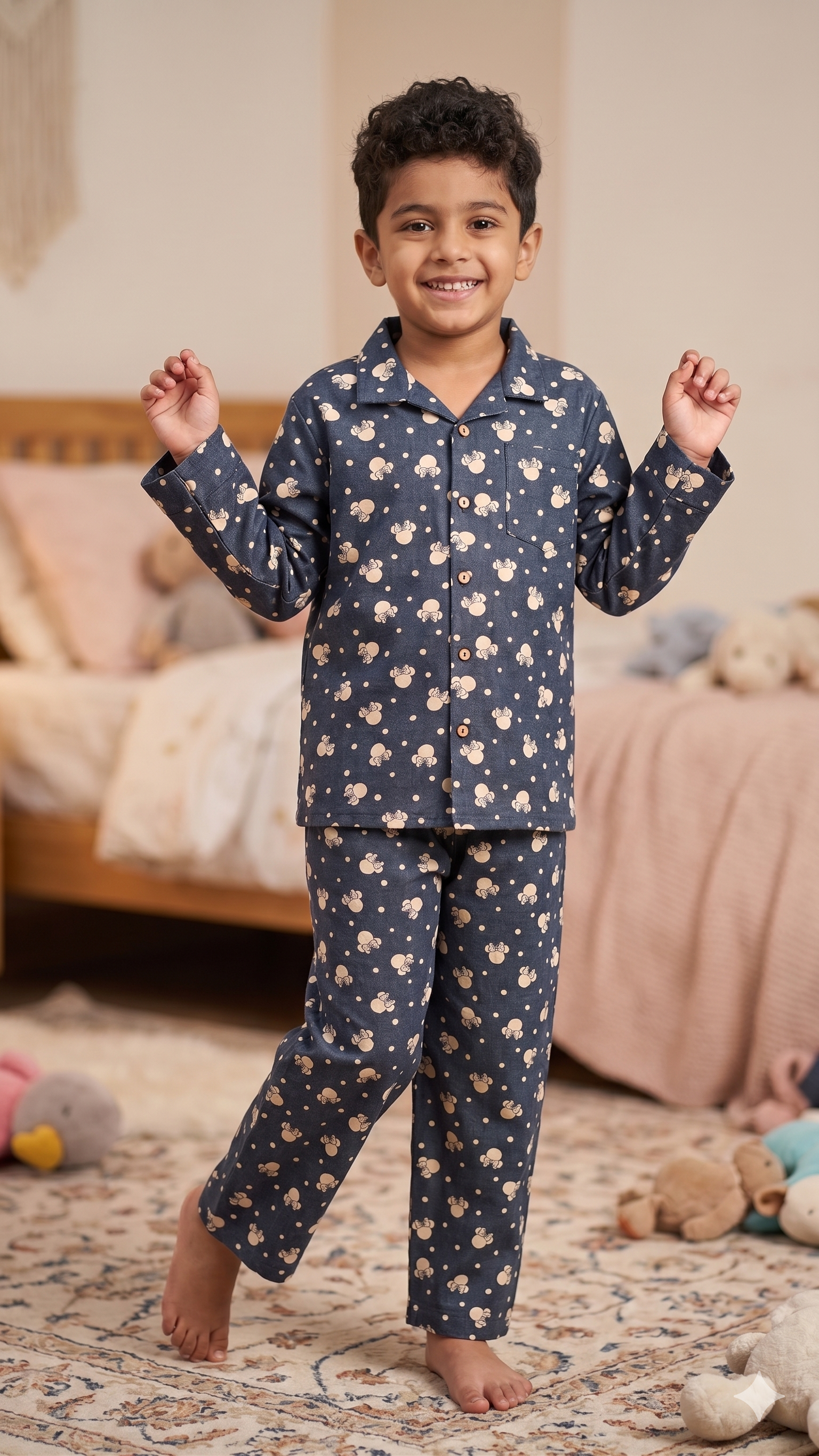 AC Bedtime Kids Printed PJ Suits