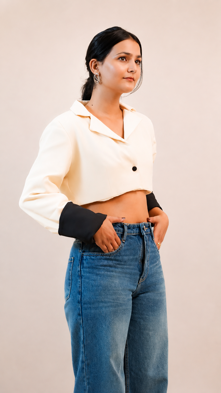 Black Banana Crepe Chanel Jacket