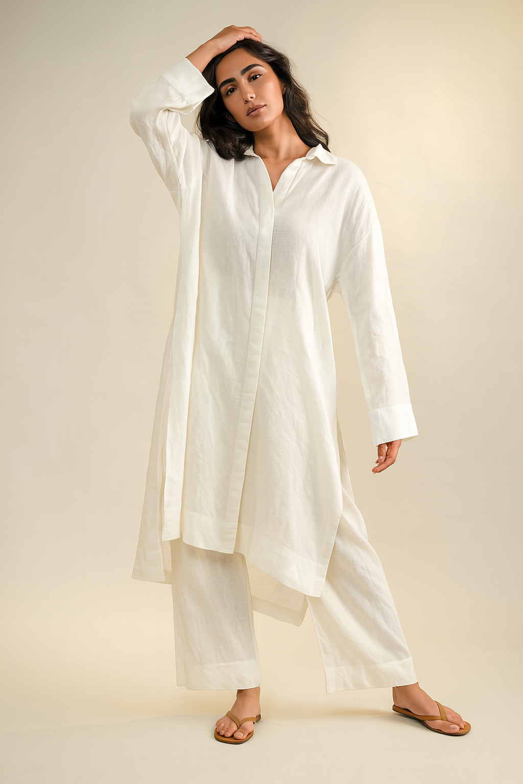 Isha Co-ord Set – Ivory