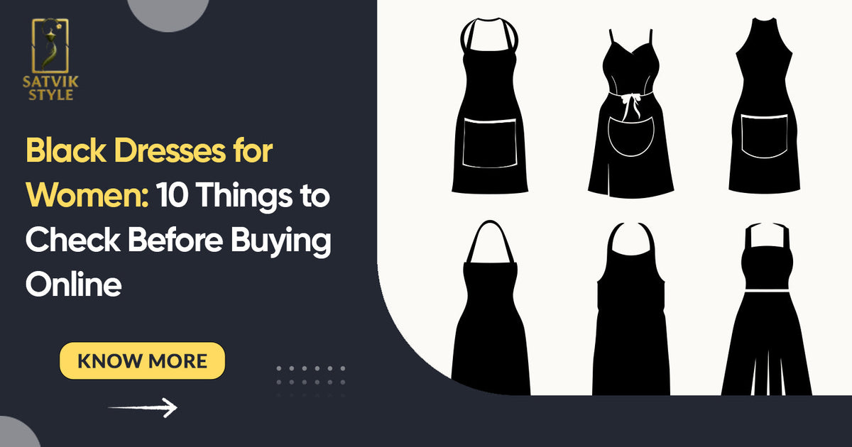 Black Dresses for Women: 10 Things to Check Before Buying Online