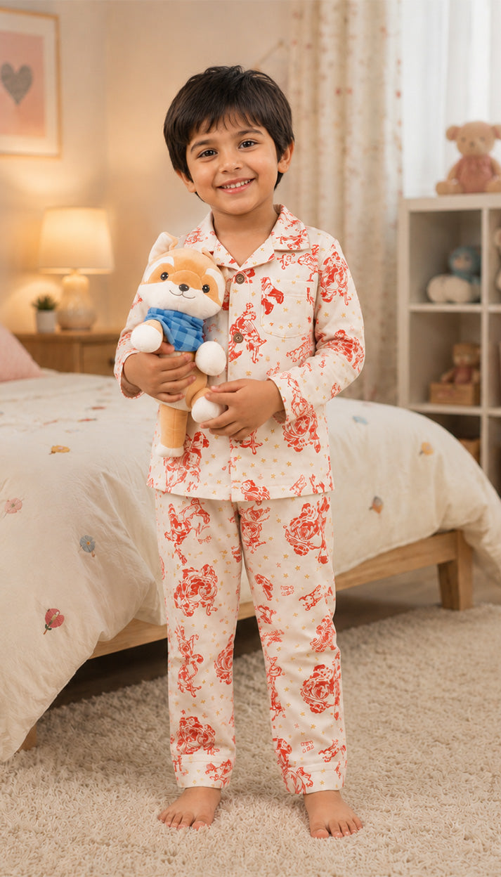 AC Bedtime KIds Printed PJ Suits