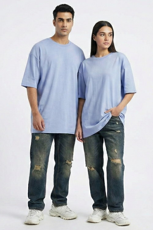 Bamboo Cotton Unisex Trendy Oversized T-Shirt