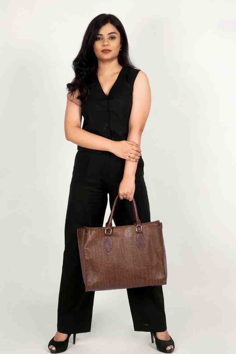 Black Linen Waistcoat Co-ord Set