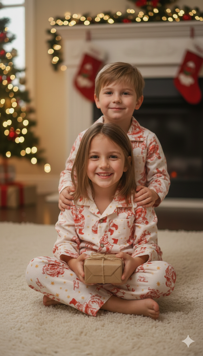 Cotton flannel kids night suits for kids