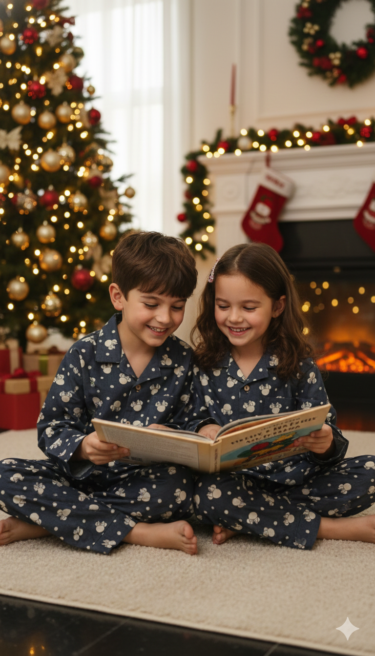 Little Smiles Cartoon Face Nightwear Set