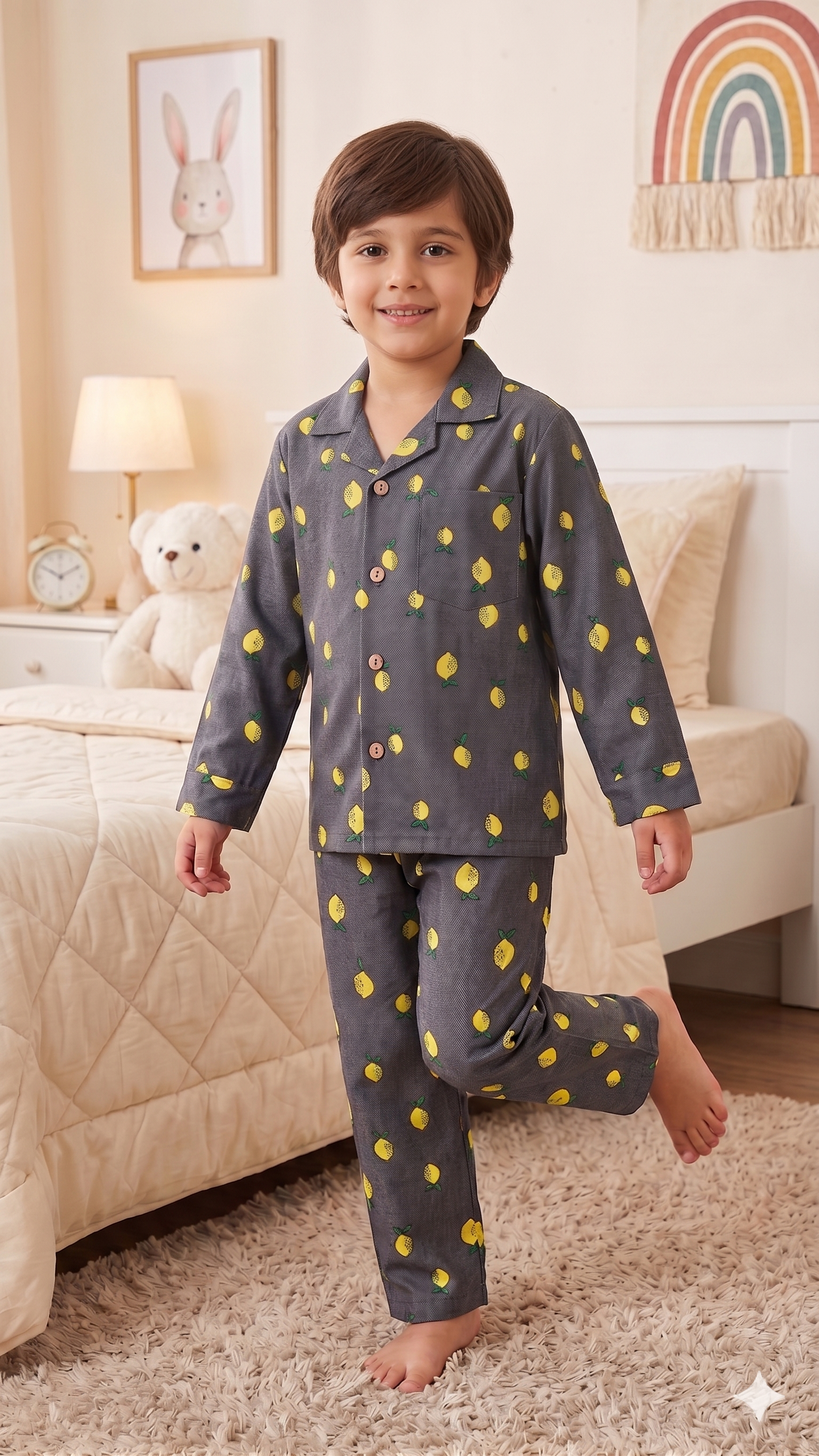 AC Bedtime KIds Printed PJ Suits