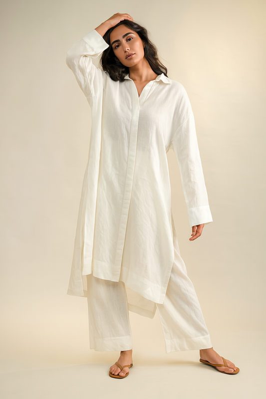 Isha Co-ord Set – Ivory